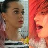 Katy Perry sempre gostou de mudar os cabelos. Em setembro não seria diferente! A cantora apareceu com os cabelos vermelhos. Ela se inspirou no personagem Animal, do desenho 'Os Muppets' 