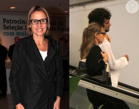 Giulia Gam exibiu novo visual em junho. A atriz colocou aplique nos cabelos  para a novela 'Boogie Oogie'