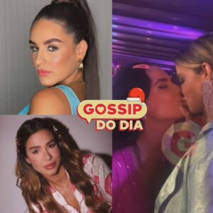 Kéfera e Kerline trocaram um beijo e confessaram que já ficaram