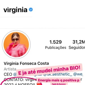 Virgínia Fonseca assumiu que está empolgada com o ano de 2022