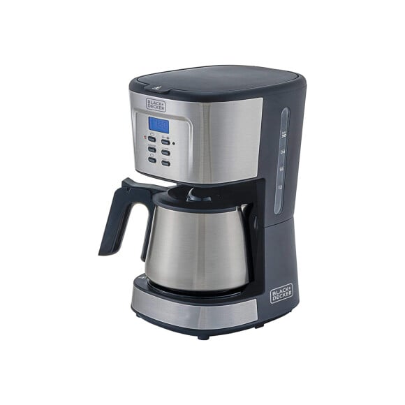 Café quentinho ao acordar: a cafeteira de Inox BLACK+DECKER tem sistema programável para