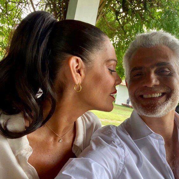 Nora de Gloria Menezes, Mocita Fagundes em foto com o marido, Tarcísio Filho