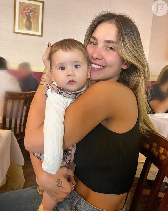 Virgínia Fonseca destacou o humor da filha, de apenas sete meses, na foto compartilhada com os seguidores