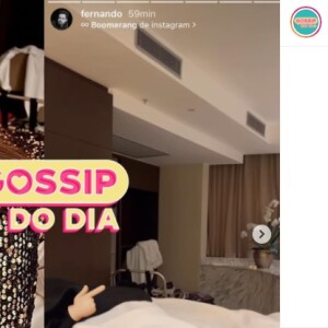Maiara e Fernando Zor agitaram as redes sociais ao aparecerem no que parecia ser o mesmo quarto de hotel