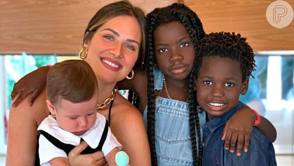 Giovanna Ewbank é mãe de Titi, Bless e Zyan