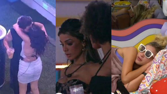 'BBB 22': beijo, choro de Brunna Gonçalves, Bárbara bêbada e surto de Natália agitam festa
