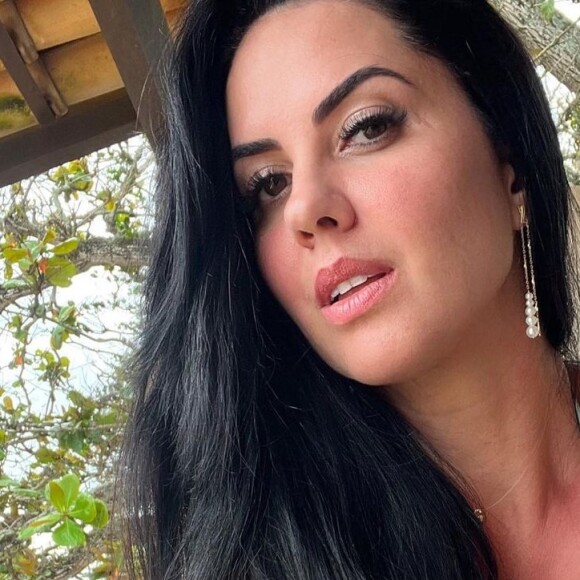 Graciele Lacerda garantiu que os enteados não postam fotos com ela porque deixaria 'uma pessoa triste' 