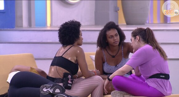 No 'BBB 22', Naiara Azevedo agradeceu o apoio das 'comadres' (Linn, Jessilane e Natália) e se sentiu grata pela amizade com elas