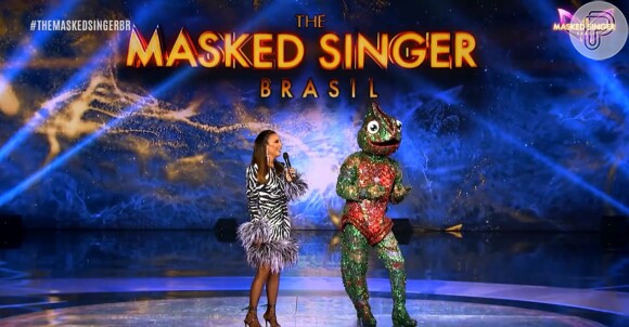 'The Masked Singer': o Camaleão escolheu a música 'Blinding Lights', do artista The Weeknd, para brlhar nos palcos do programa