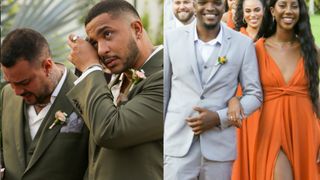Madrinhas de terracota, makes glow e mais: veja fotos do casamento de Erick Maia e Rafael Gomes