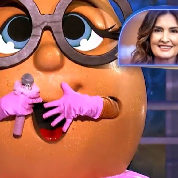 'The Masked Singer': Coxinha também foi associada a Fátima Bernardes, já que a apresentadora também fez sapateado