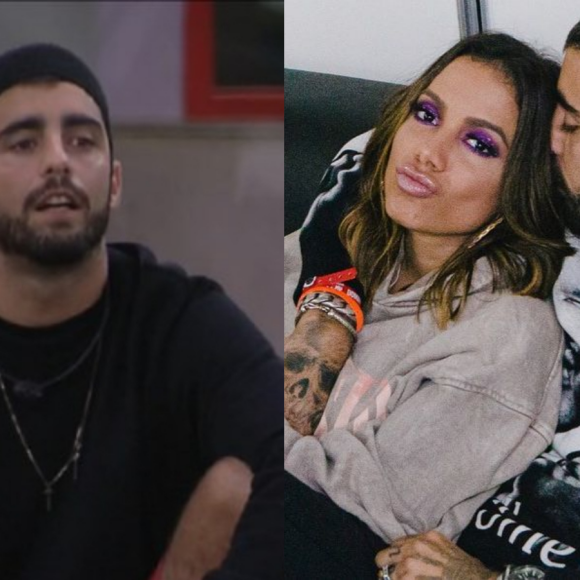 Pedro Scooby reclamou com os amigos do 'BBB 22' após citarem o nome de sua ex-namorada, Anitta