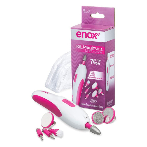 Kit Elétrico de Manicure vai otimizar sua rotina de beleza: essa opção da Enox está à venda na Amazon