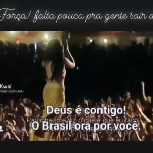 Paulinha Abelha: marido, Clevinho Santos, reforçou fé na recuperação da cantora, internada desde 11 de fevereiro de 2022