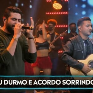 Henrique e Juliano homenagearam Marília Mendonça no 'Faustão na Band'