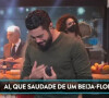 Henrique, da dupla com Juliano, chorou ao cantar parceria com Marília Mendonça no 'Faustão na Band'
