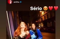 Bruna Marquezine reage à postagem de Anitta: 'A música, meu pai'