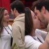 Ex de Felipe Neto, Bruna Gomes, que agora participa do 'Big Brother Portugal', troca beijos com outro participante do programa