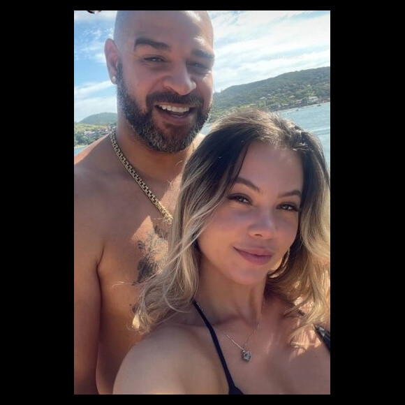 Adriano Imperador e Céu Oliveira estavam juntos desde janeiro deste ano