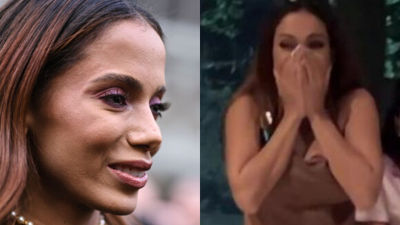 Anitta chora com festa de aniversário surpresa: 'Tomei um susto'. Veja reação da cantora!