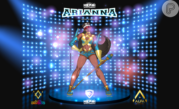 Anitta inspirou a criação da heroína Arianna, que pode controlas as ondas sonoras