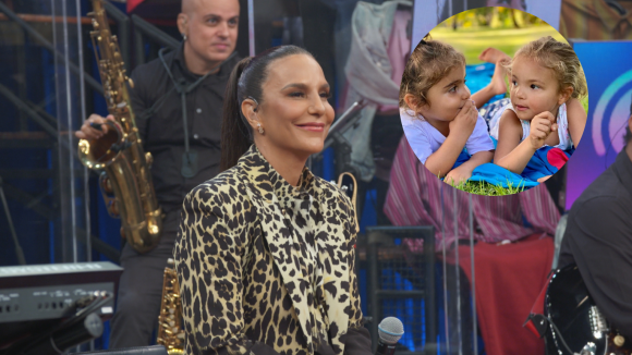 Filhas gêmeas de Ivete Sangalo emocionam artista com momento de companheirismo: 'Amizade de milhões'