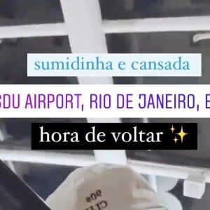 Jade Picon estava viajando do Rio de Janeiro para São Paulo quando passou por turbulência