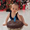 Alexandre tem nove meses e é o primeiro filho da apresentadora Ana Hickmann