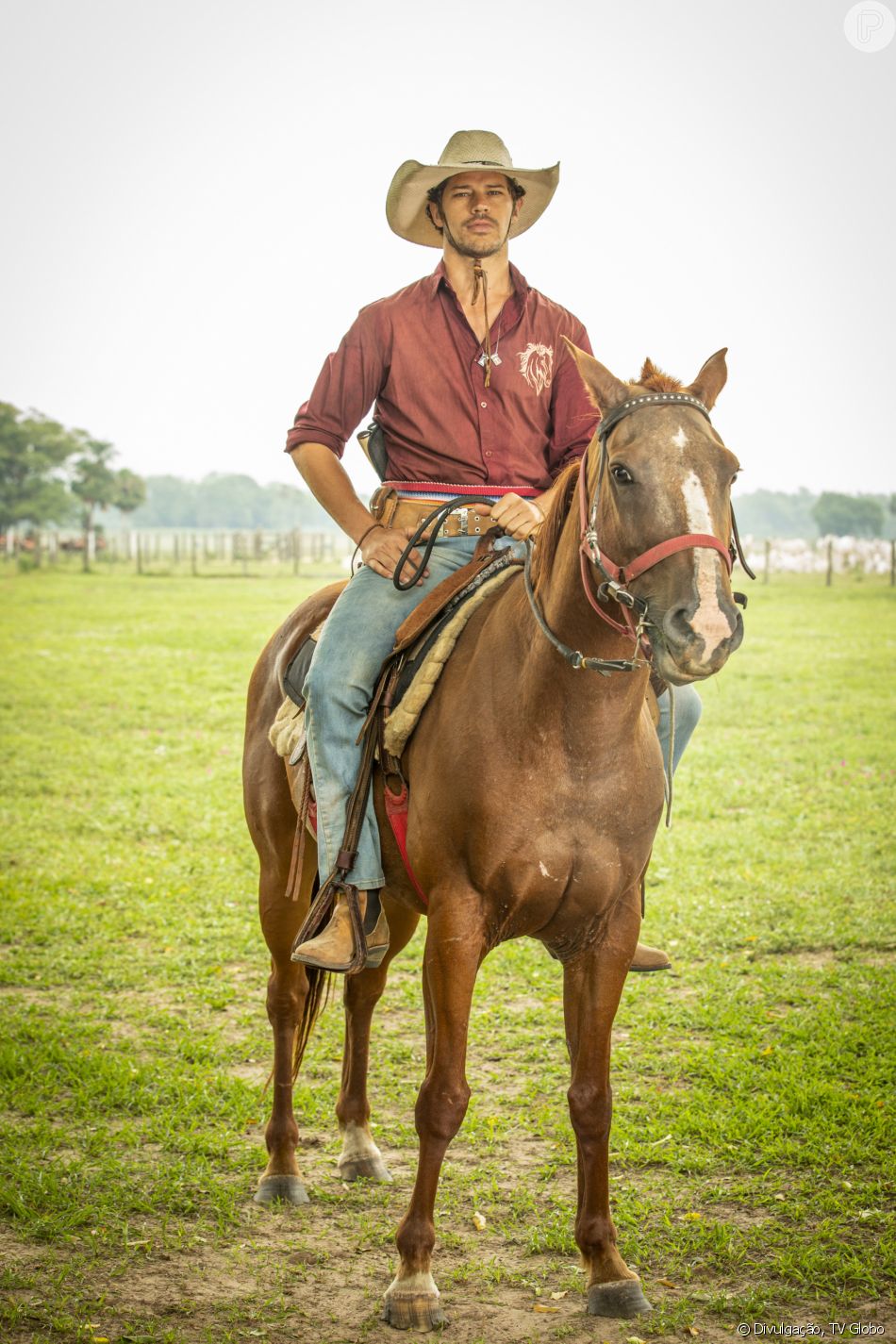 José Loreto entra na novela 'Pantanal' como Tadeu, um dos 3 filhos de José Leôncio (Marcos Palmeira)
