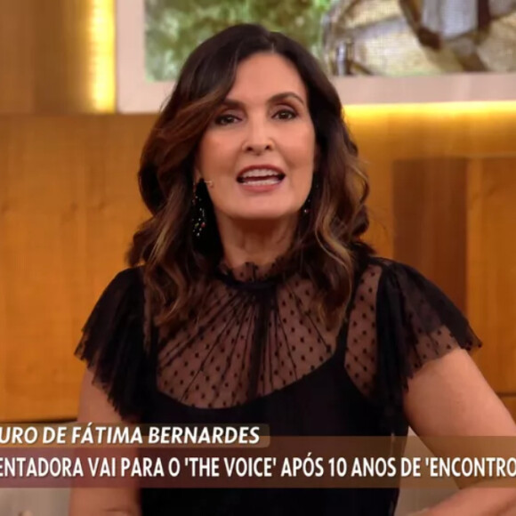 Fátima Bernardes deixa 'Encontro' após 10 anos e explica ida para o 'The Voice Brasil'