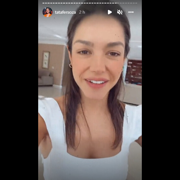 Thais Fersoza e Michel Teló gravaram um vídeo desejando 'feliz Páscoa' aos seguidores