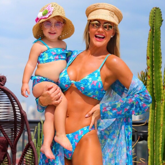 Ana Paula Siebert explica ausência da filha em viagem com marido, Roberto Justus