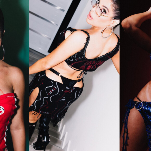Gkay exibe corpo torneado, barriga trincada e sensualidade em looks para o Carnaval