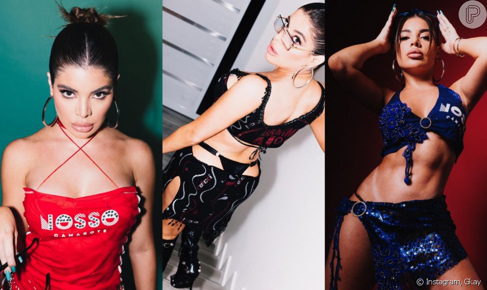 Gkay exibe corpo torneado, barriga trincada e sensualidade em looks para o Carnaval