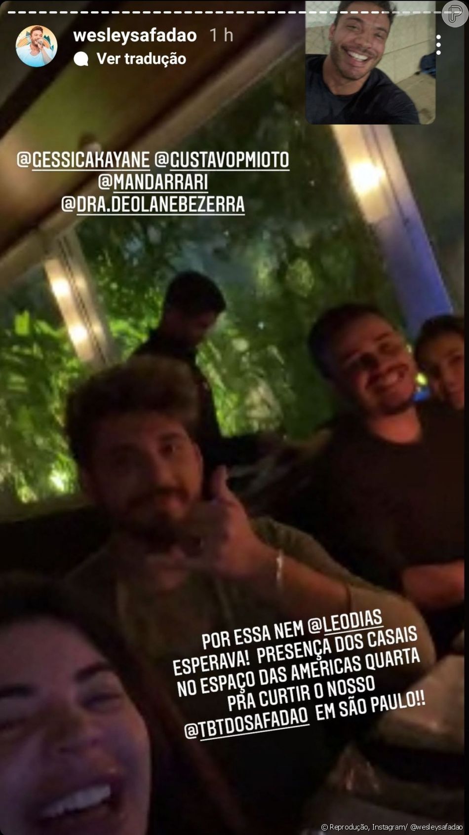 Wesley Safadão publicou um print e disse que Gkay e Gustavo Mioto eram um casal