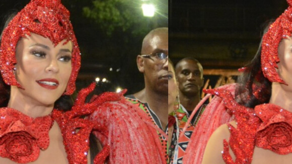 Paolla Oliveira adota saia improvisada e surpreende ao chegar ao Desfile das Campeãs no Rio. Fotos!