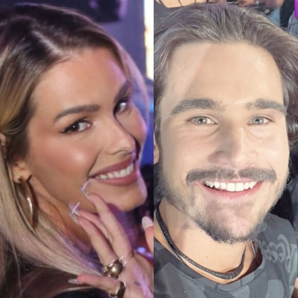 Yasmin Brunet e Nicolas Prattes teriam trocado beijos em um Camarote da Sapucaí