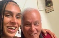 Linn da Quebrada e o pai, Sr. Lino, em vídeo publicado pela artista nas redes sociais