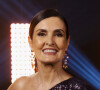 Fátima Bernardes participou de um 'pré-light' do 'The Voice Brasil' para testar equipamentos de som e luz