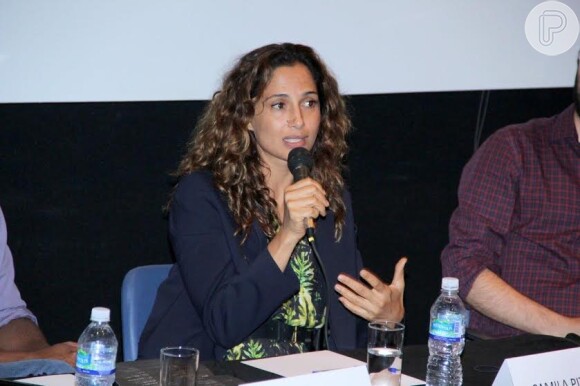 Camila Pitanga, Lázaro Ramos e Carolina Jabor em debate sobre obra do cineasta Jorge Furtado