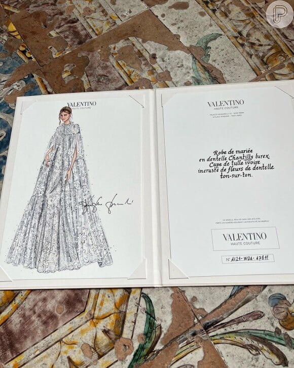 Look de noiva de Lala Rudge foi uma criação exclusiva da Valentino