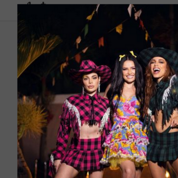 Juliette, Gkay e Anitta exibem looks em festa junina