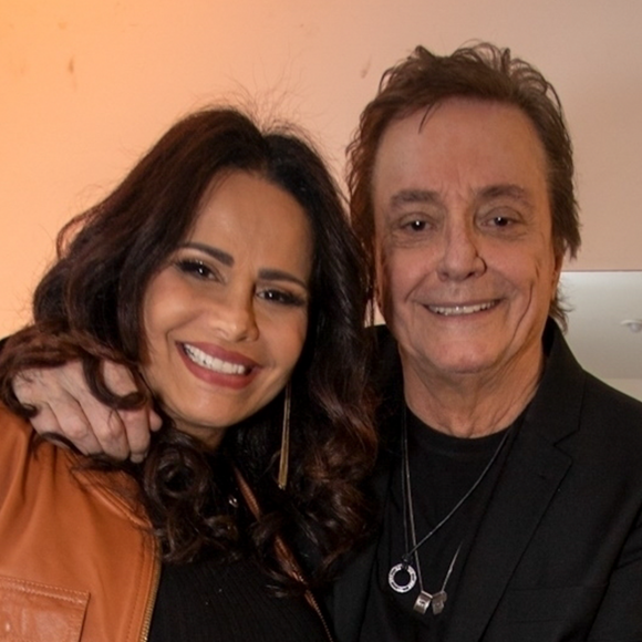 Grávida de 6 meses, Viviane Araujo prestigiou show de Fábio Jr. neste sábado (11)