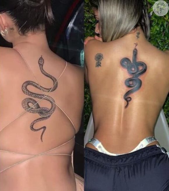 Musa do TikTok,  Nathalia Valente mostrou resultado de tatuagem