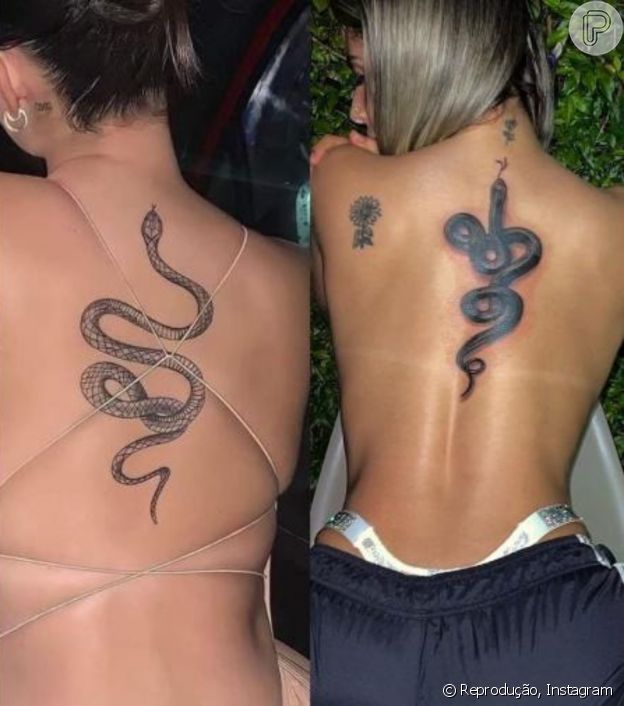 Musa do TikTok,  Nathalia Valente mostrou resultado de tatuagem