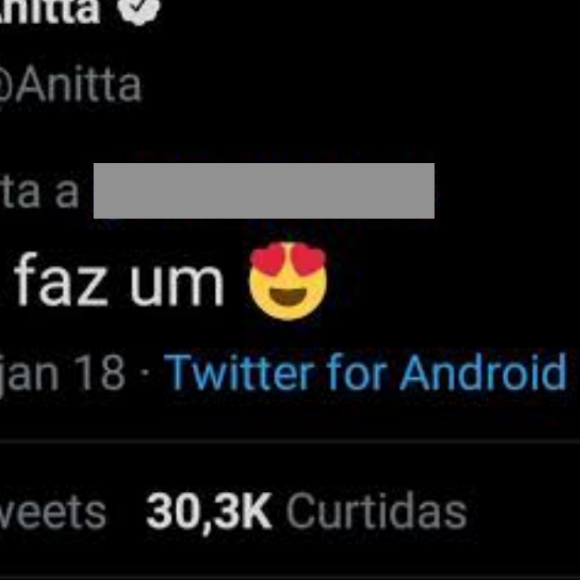 Anitta arrancou risadas do público ao reagir com deboche ao pedido de um fã por um novo álbum