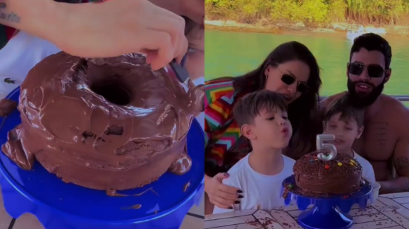 Gusttavo Lima e Andressa Suita celebram 5 anos do filho com festa simples e surpreendem fãs: 'Mais especial'