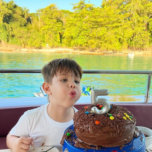 Filho de Andressa Suita faz 5 anos: 'Hoje é um dia muito especial', afirmou a modelo