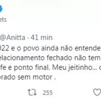 Anitta reage a suposto affair com rapper Filipe Ret após insinuação no Twitter. Confira!