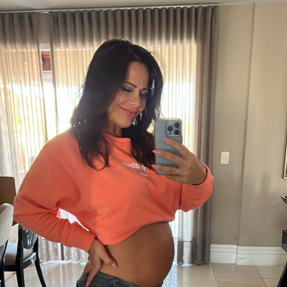 Viviane Araujo quer ter o filho de parto normal, por esse motivo, é difícil definir um dia específico para o nascimento de Joaquim